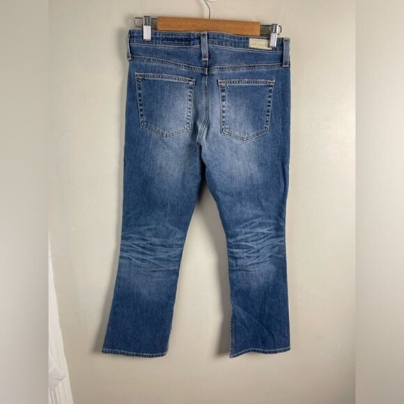 Ag Adriano Goldschmied Women's Jodi High-rise Slim Fit Flare Leg Crop Jean 28 - Picture 5 of 15